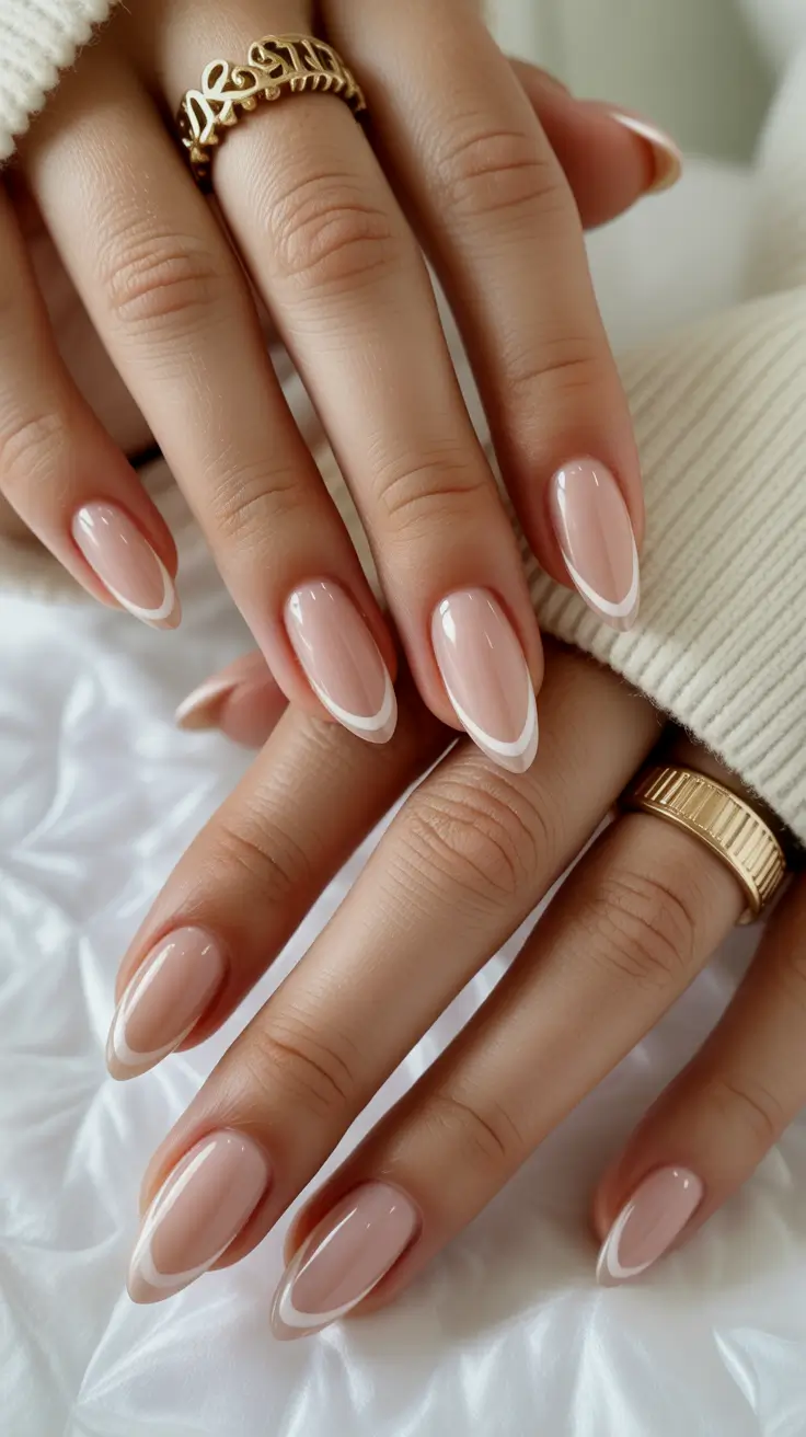 simple nails trend 2026 Classic French Reimagined for 2026