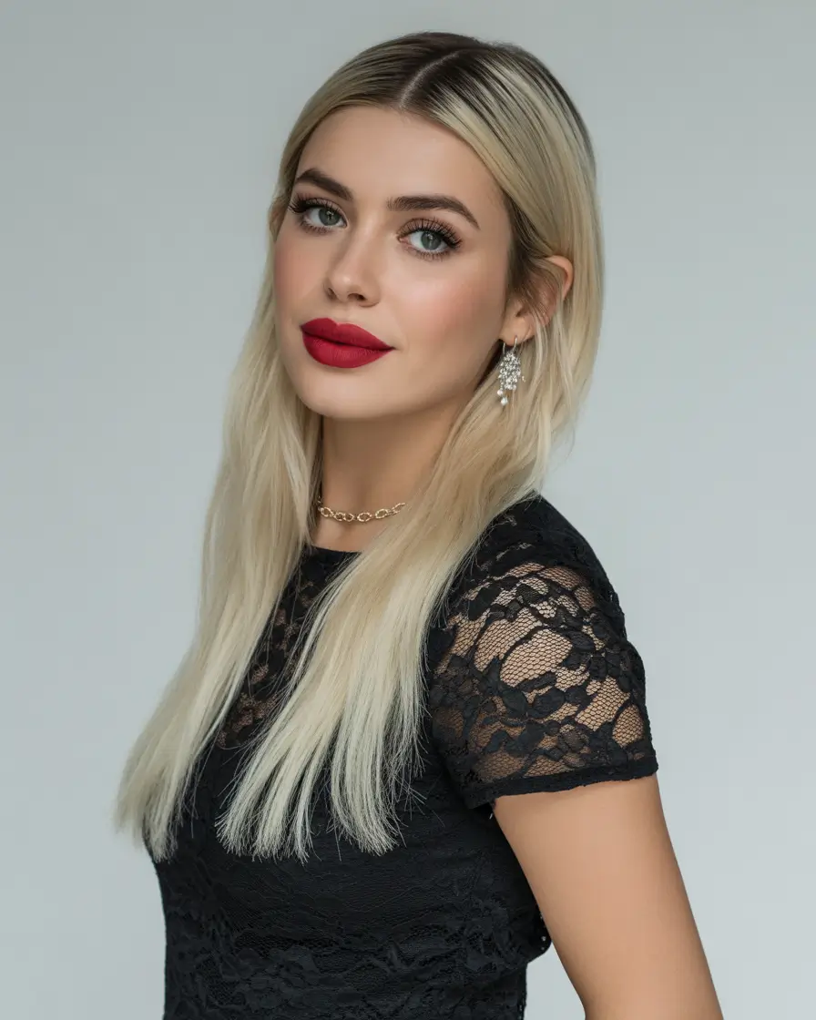 Straight hairstyles ideas 2026 Straight Blonde With Soft Elegant Length