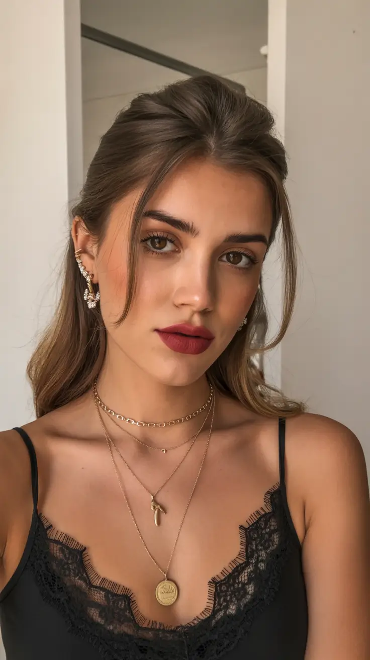 Stylish yet easy hairstyles 2026 Loose Half Up Twist With Soft Front Strands