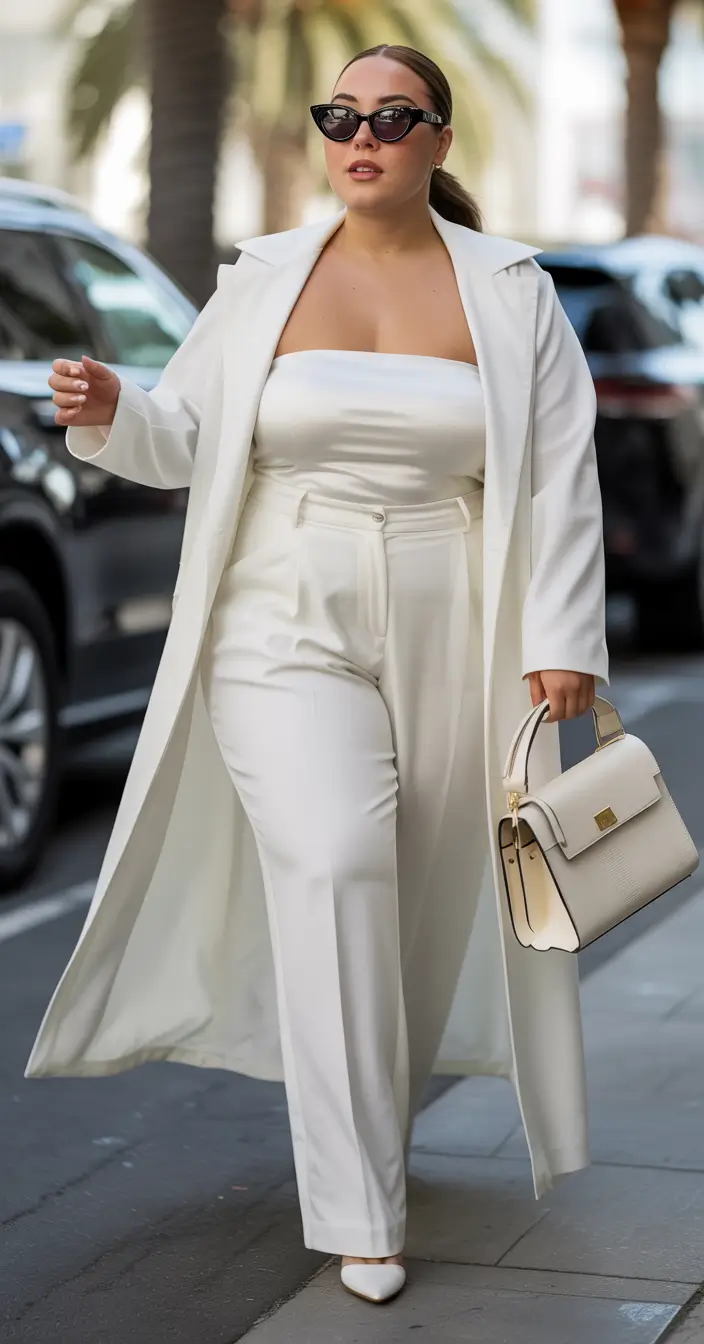 beautiful plus size spring outfits 2026 workwear