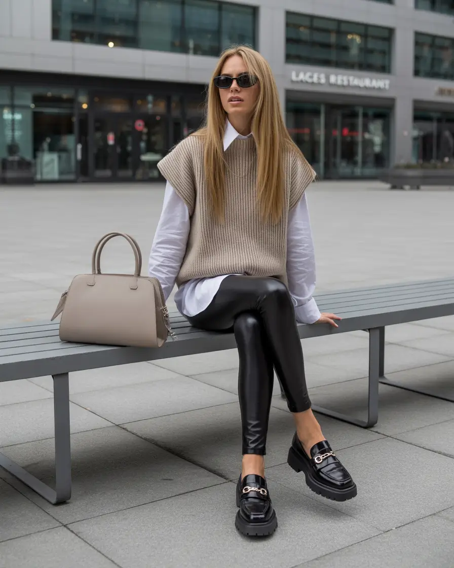 spring school outfits leggings modern layered style