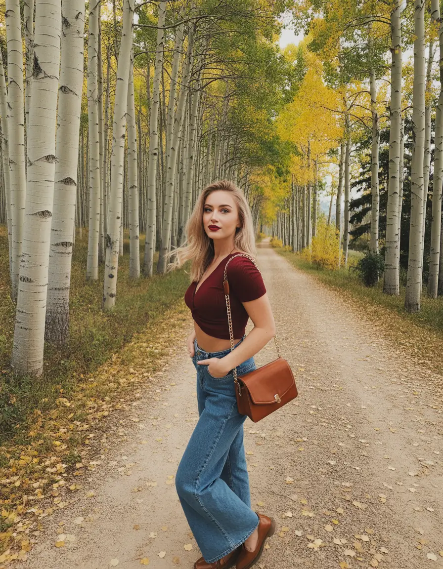 spring school outfits jeans classic casual style