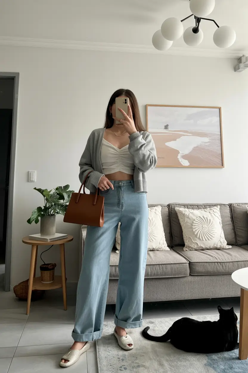 bold spring jeans outfit 2026 relaxed at home denim looks that still feel styled