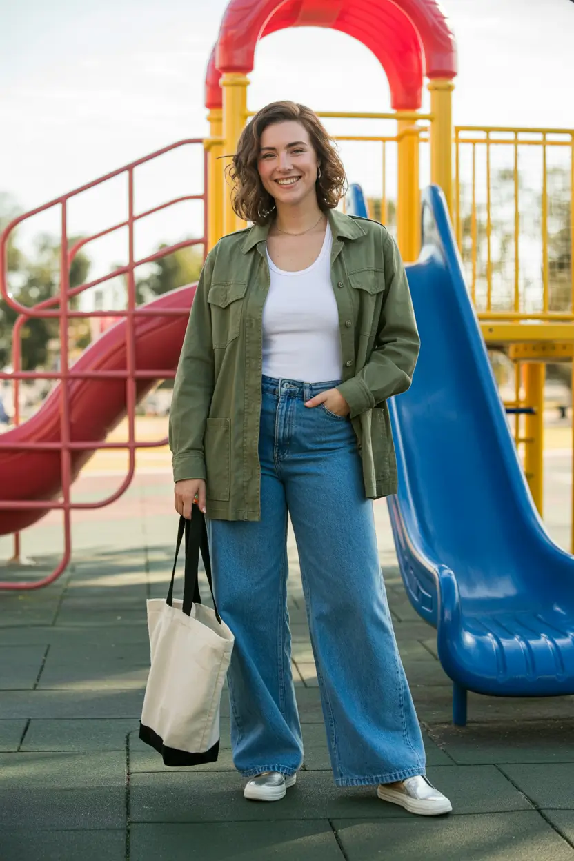 bold spring jeans outfit 2026 utility inspired denim looks that feel fresh and functional