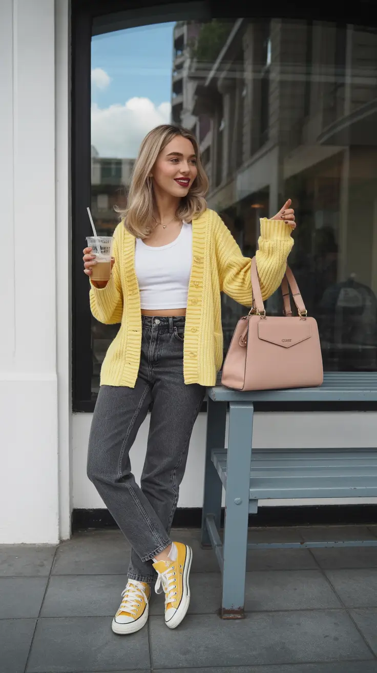 bold spring outfits 2026 trends Soft Color Confidence With a City Casual Twist