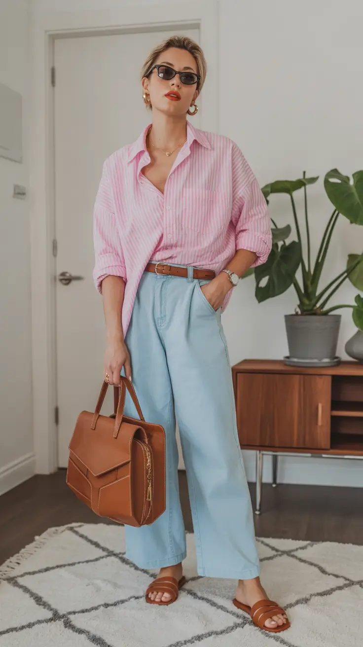 bold spring outfits 2026 trends Relaxed Tailoring With Feminine Spring Energy
