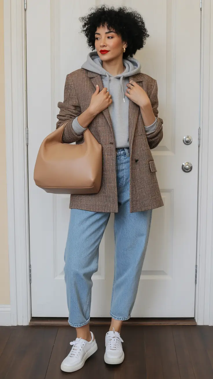 winter to spring outfits 2026 Relaxed Tailoring With Comfy Modern Layers