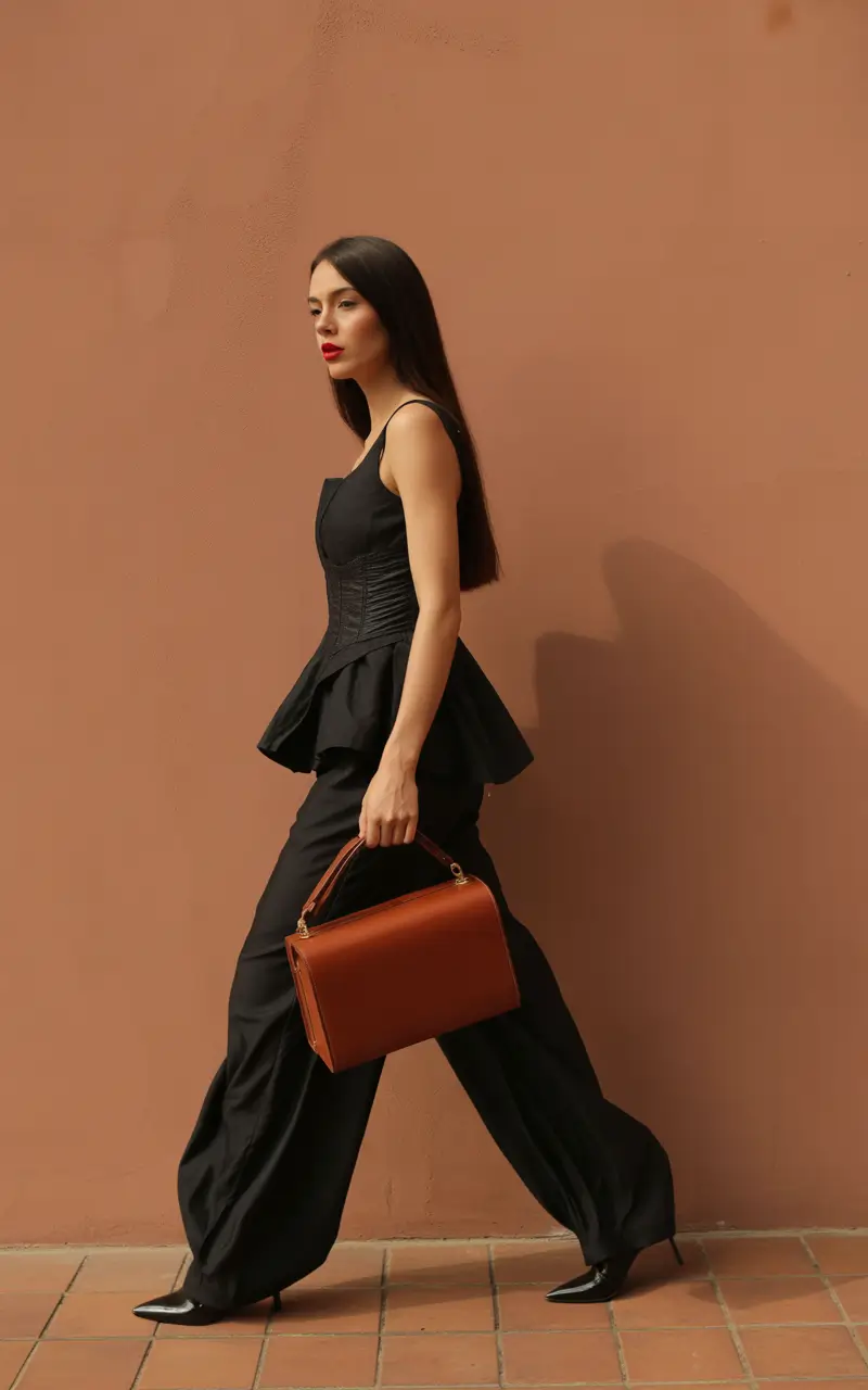 spring club outfits night casual black set