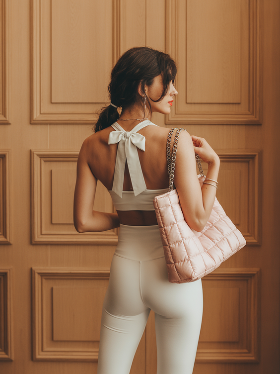 comfy spring workout outfits 2026 Soft Feminine Activewear With Studio Energy