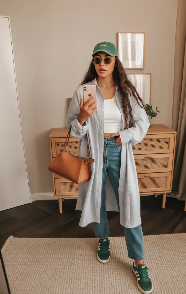 cute chicago spring outfits for 2026 sporty casual layers