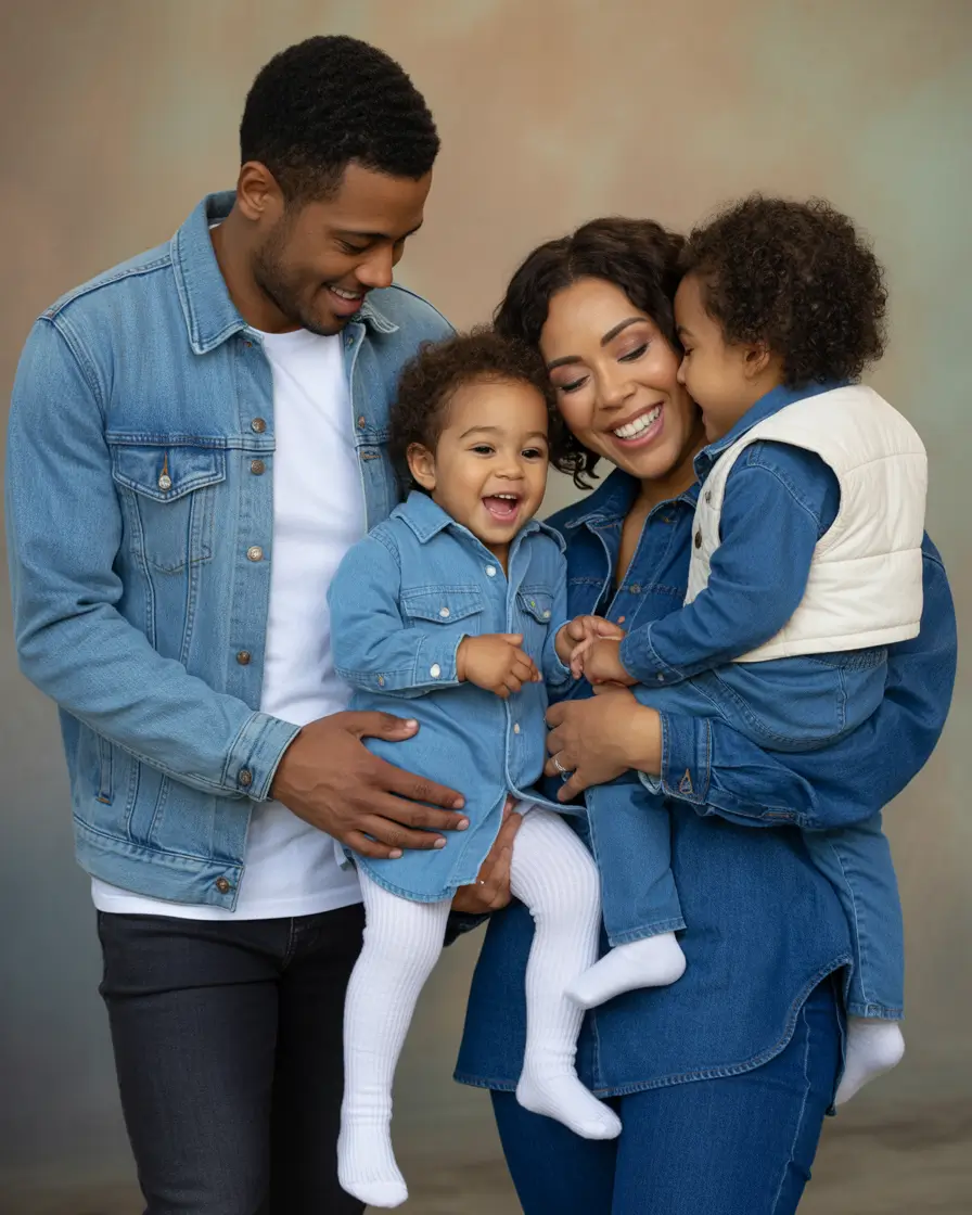 spring family pictures outfits Double Denim Done Soft for Everyday Spring Energy