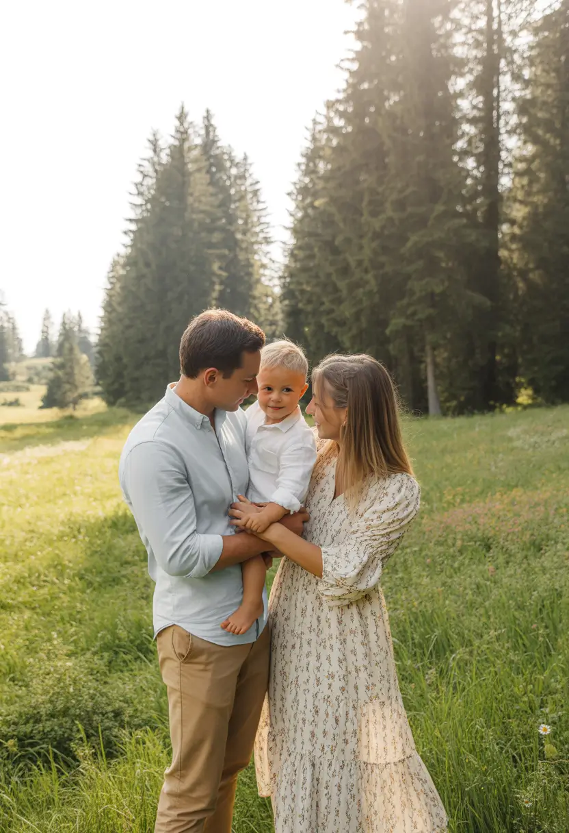spring family pictures outfits Light Layers and Neutrals for Early Spring Calm