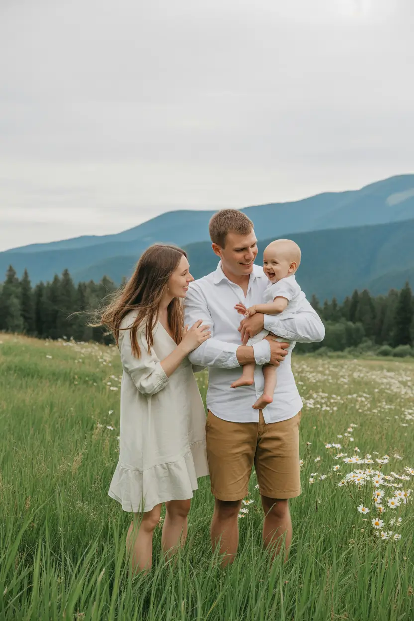 spring family pictures outfits Country Light Layers for Early Spring Air