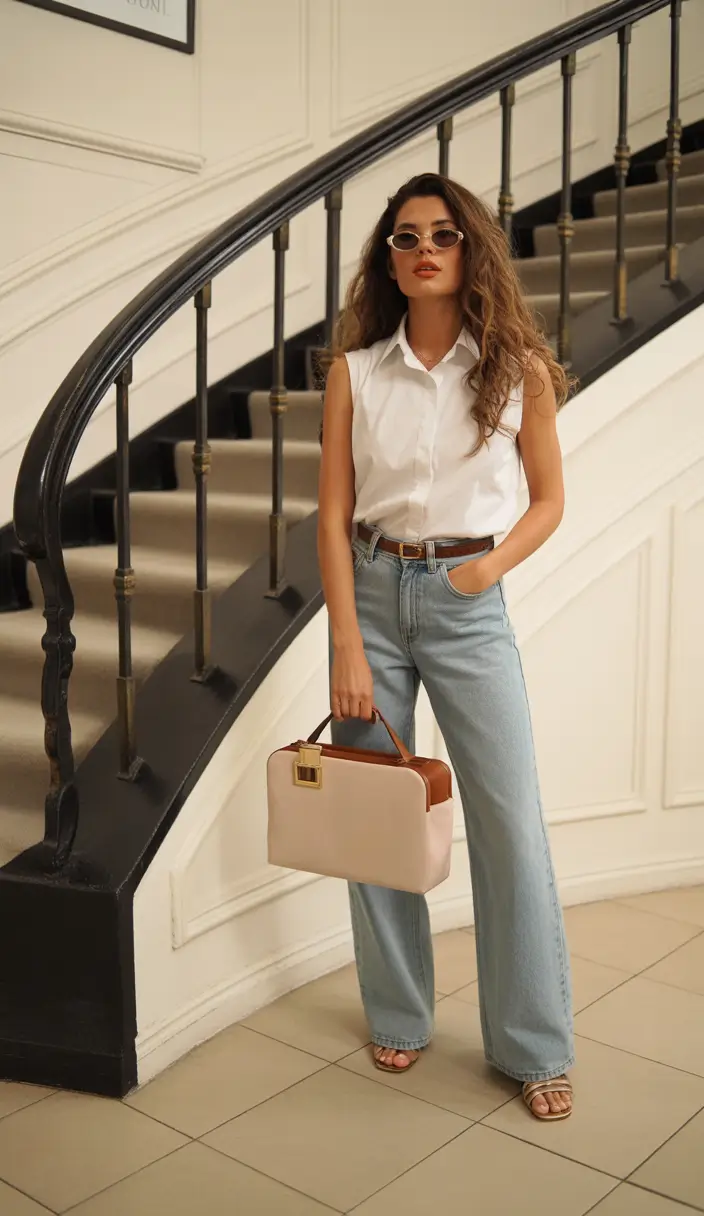 spring outfit for Tuesday Minimal Sleeveless Styling