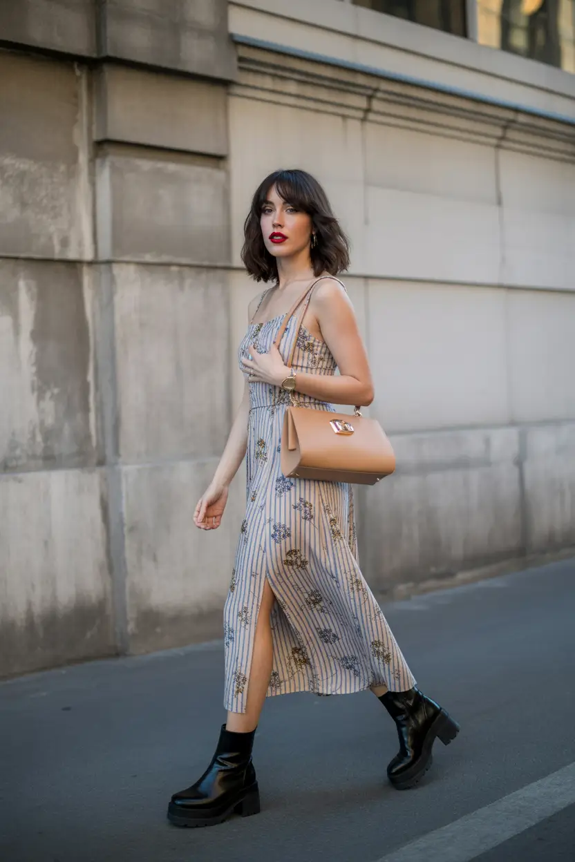 cute spring outfits street style 2026 romantic street