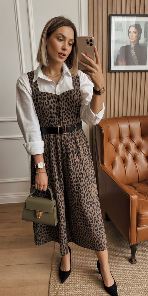 feminine spring outfits for women over 40 2026 Feminine Print With a Structured Foundation