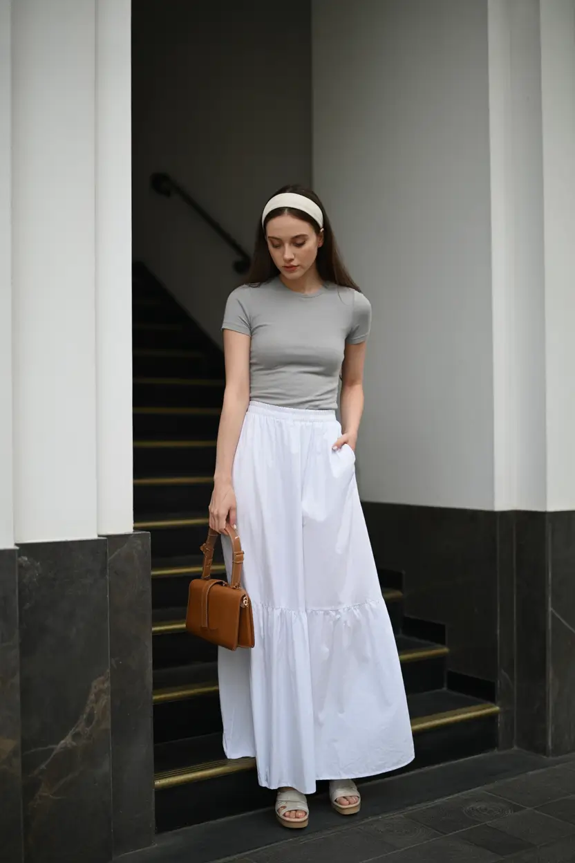 floral spring dress outfits 2026 white long