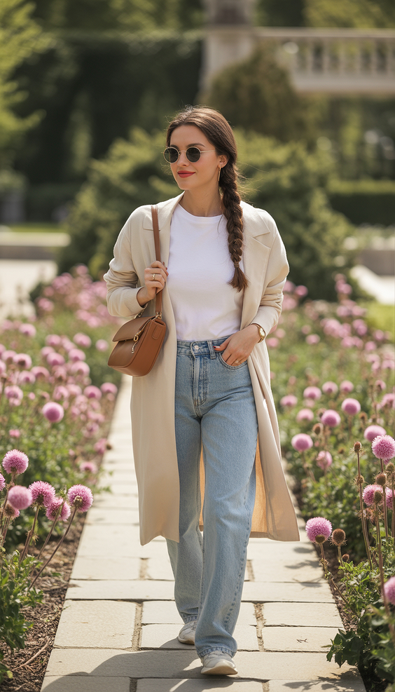 every day spring outfits 2026 Casual Denim Layers