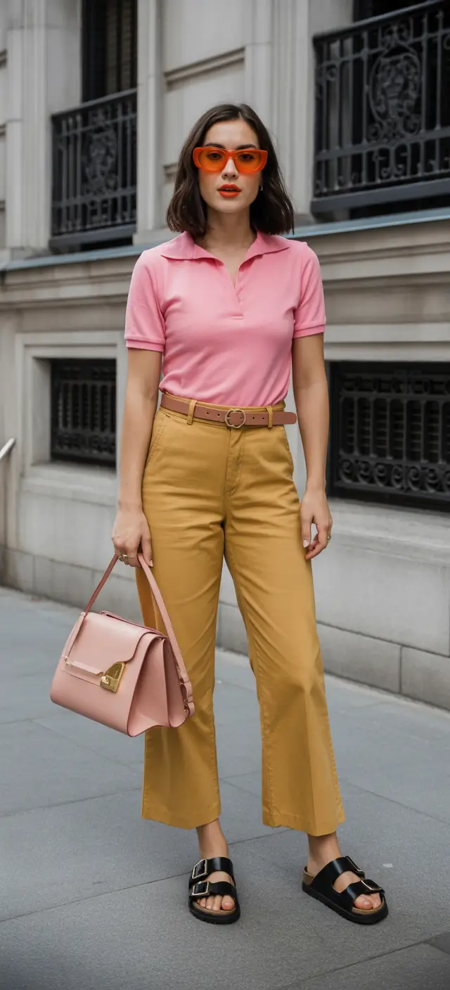 spring business casual outfits colorful women