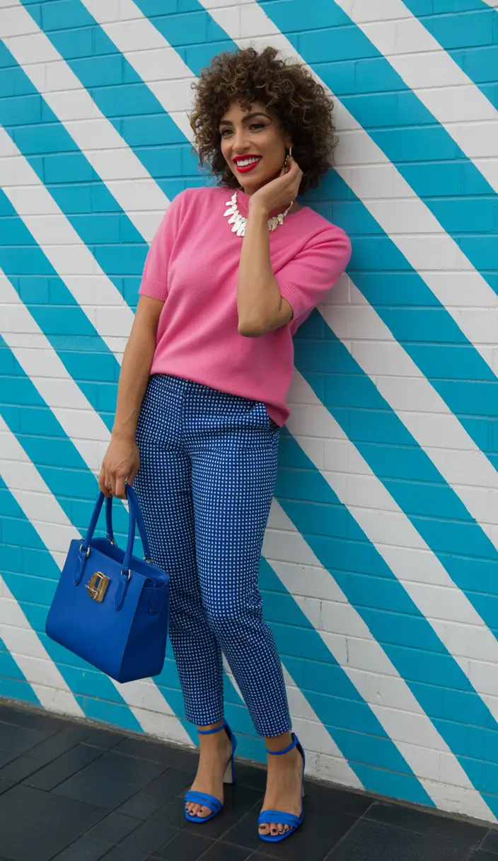 spring business casual outfits bright and colorful