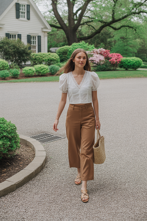 spring fashion outfits 2026 Classic Cottage Influence With Modern Ease