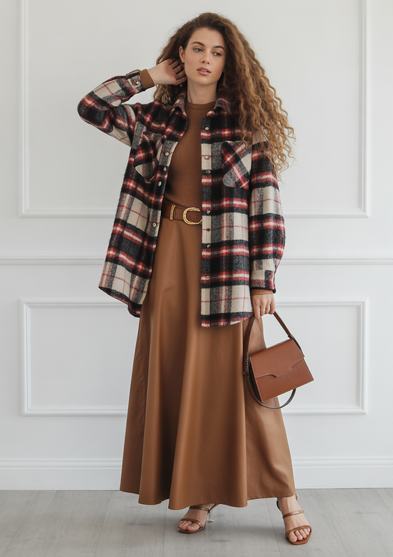 spring fashion outfits 2026 Soft Plaid Layers for Early Spring Calm