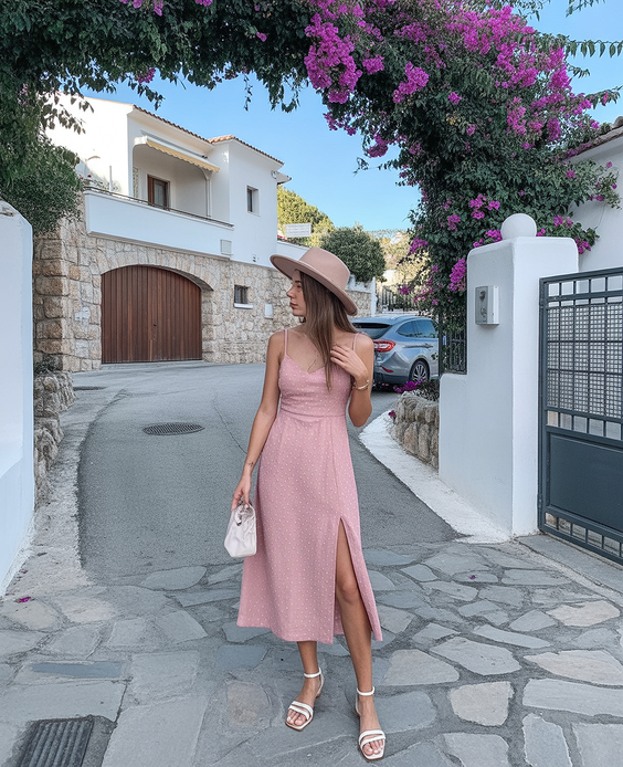spring fashion outfits 2026 Romantic Street Style With a Mediterranean Touch