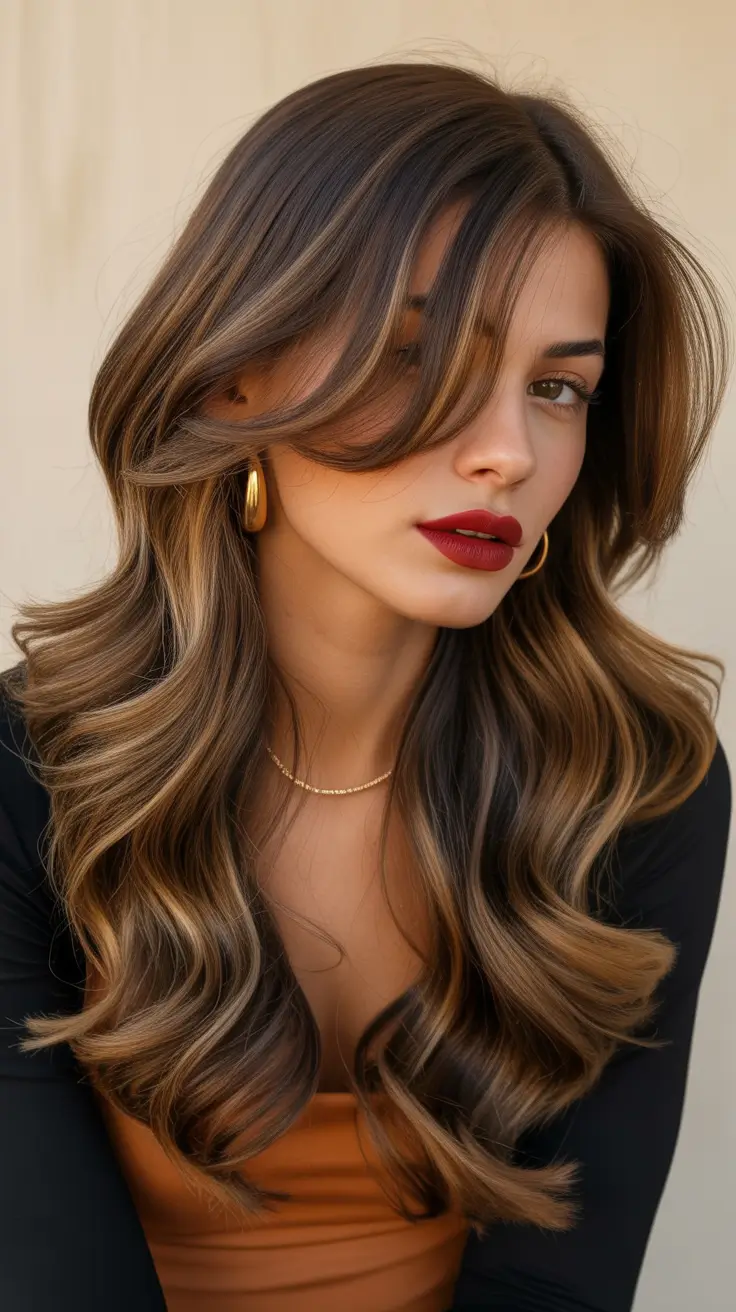 Hair Color Ideas February 2026 Chocolate Brown With Soft Face Framing