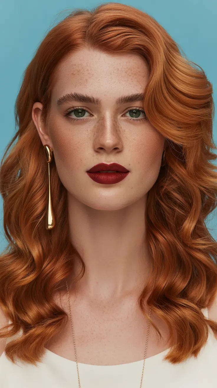 Hair Color Ideas February 2026 Classic Copper With Modern Softness
