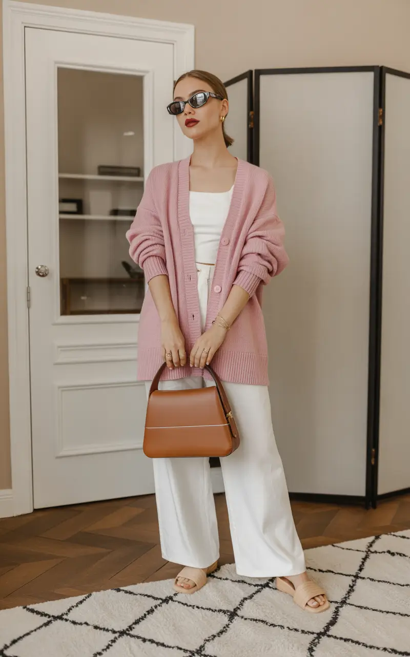 spring mom outfits 2026 soft pastel comfy look