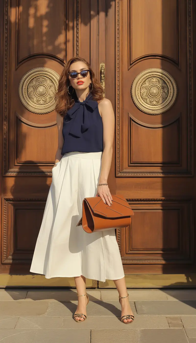 modest spring outfits for church 2026 elegant skirt look