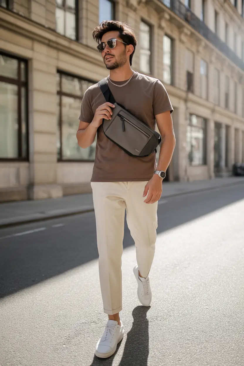 spring outfits men casual european neutral style