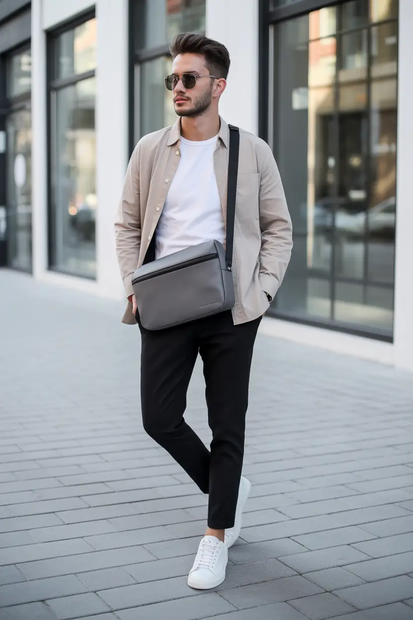 spring outfits men casual classy smart city