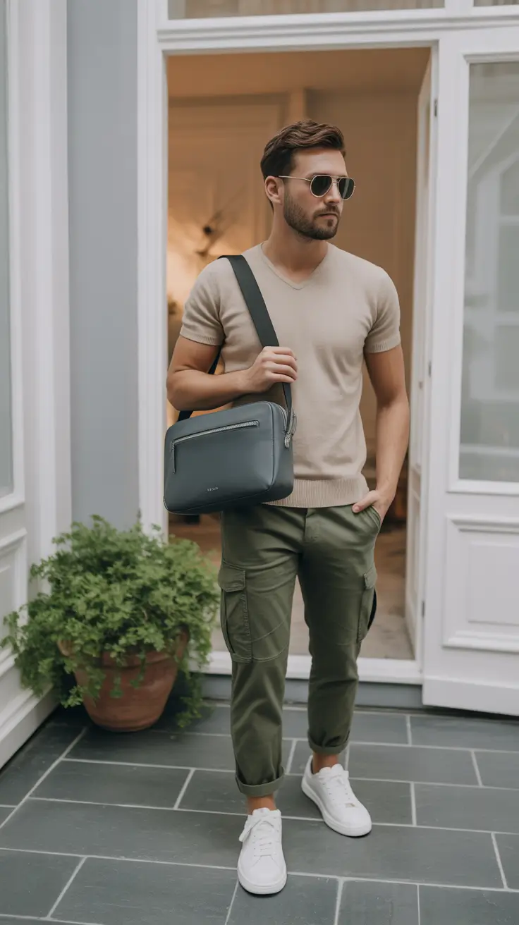 spring outfits men casual utility style
