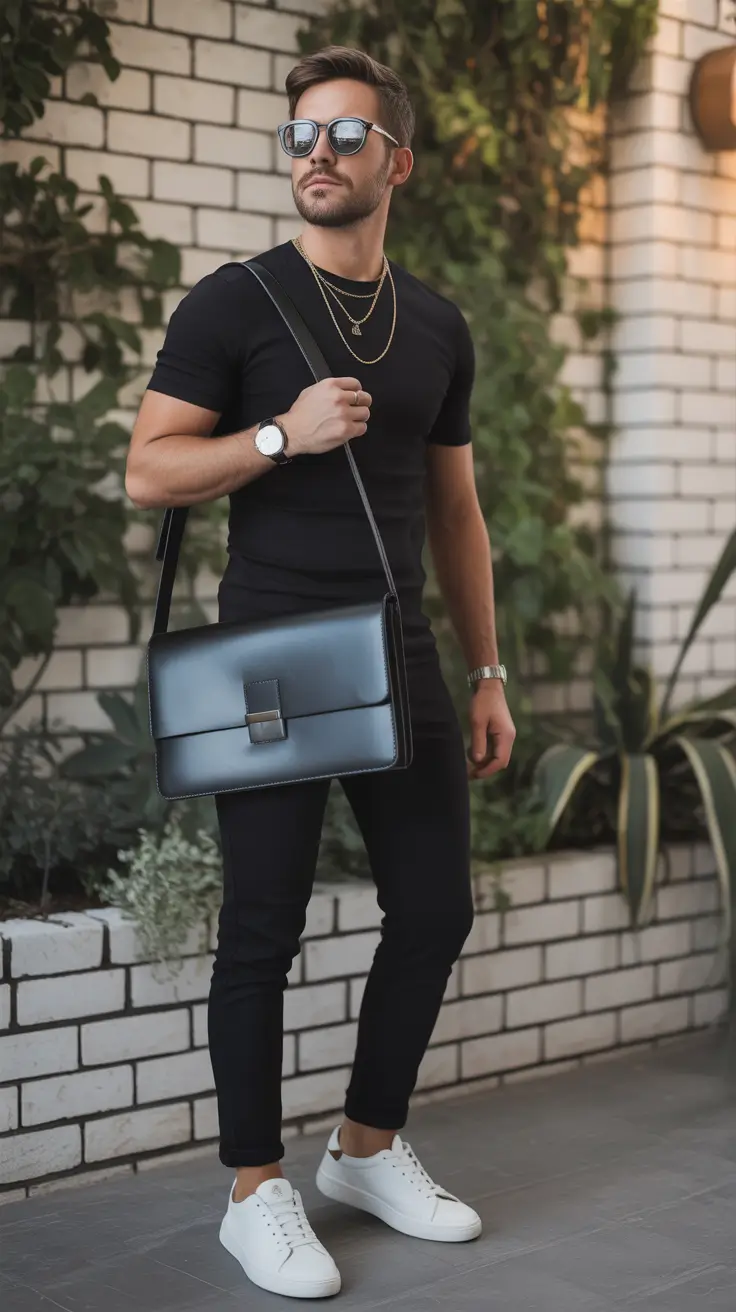 spring outfits men aesthetic dark streetwear