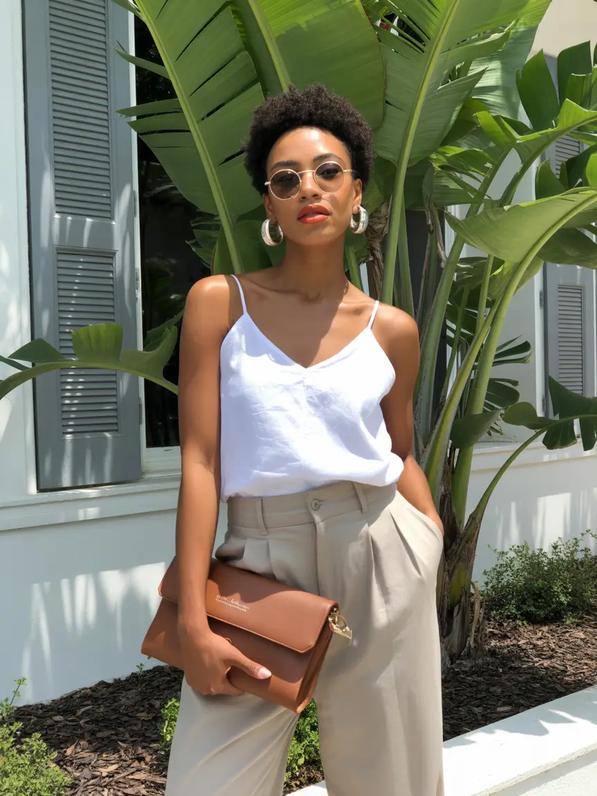 natural spring outfits black women 2026 lightweight essentials