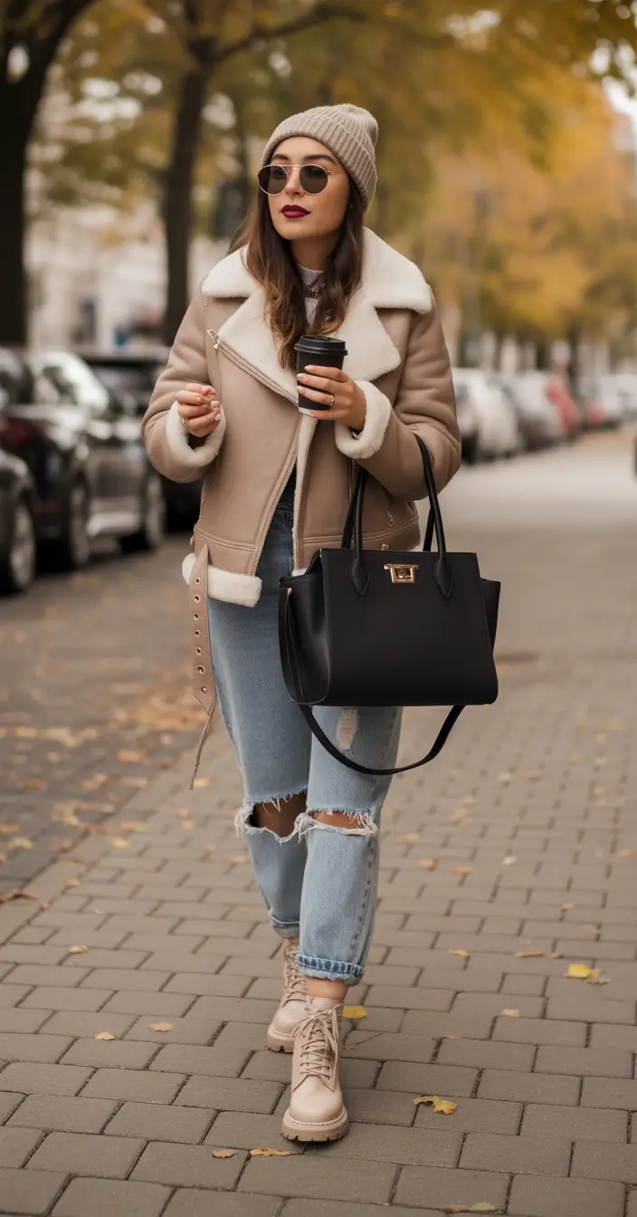outfits ideas February 2026 Soft Neutrals With a City Walk Attitude