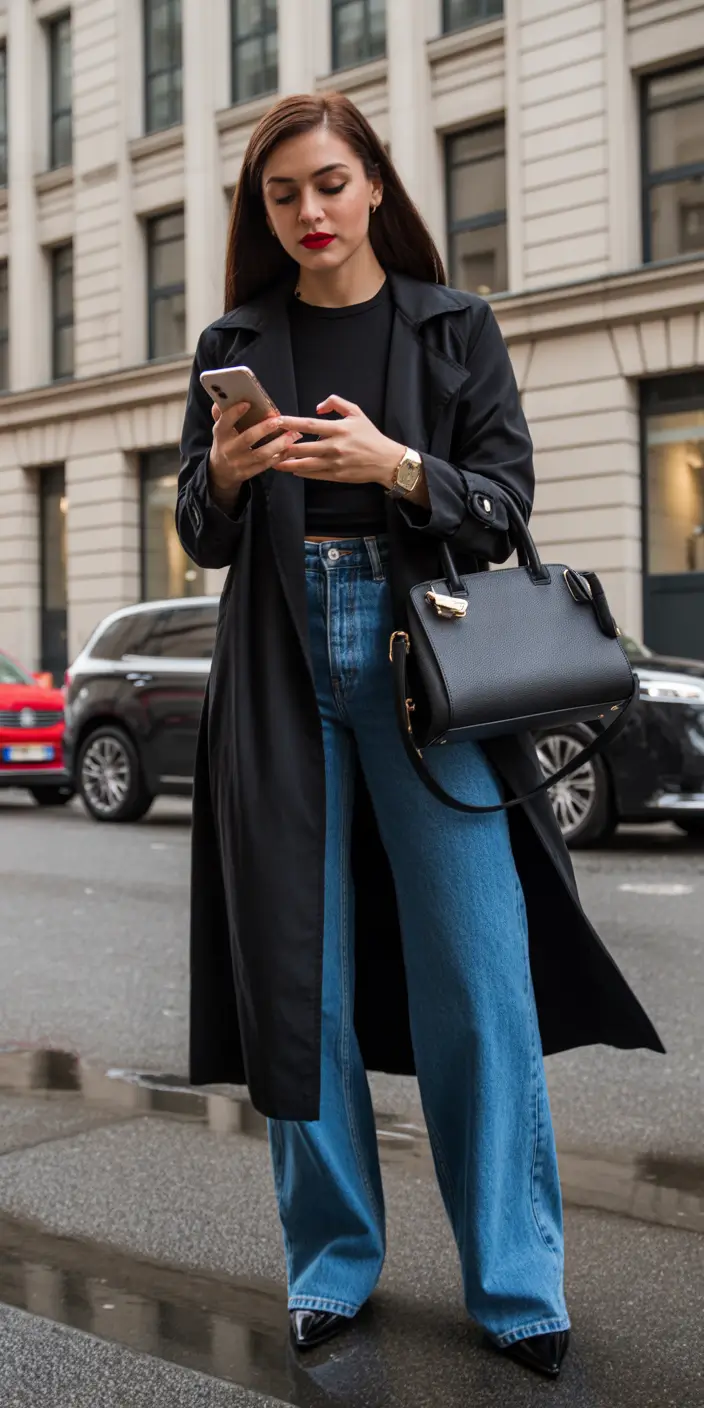 outfits ideas February 2026 Relaxed Denim With Modern City Ease