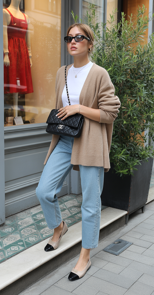 polished spring outfits for women over 30 2026 Neutral Layers With Quiet Luxury