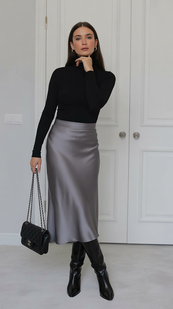 polished spring outfits for women over 30 2026 Sleek Skirt Styling With Modern Confidence