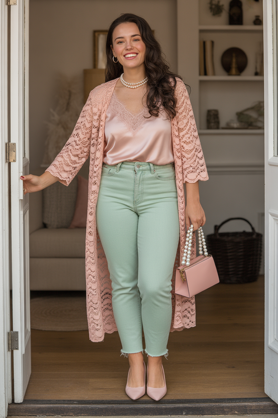 polished spring outfits for women over 30 2026 Soft Pastels With Feminine Confidence