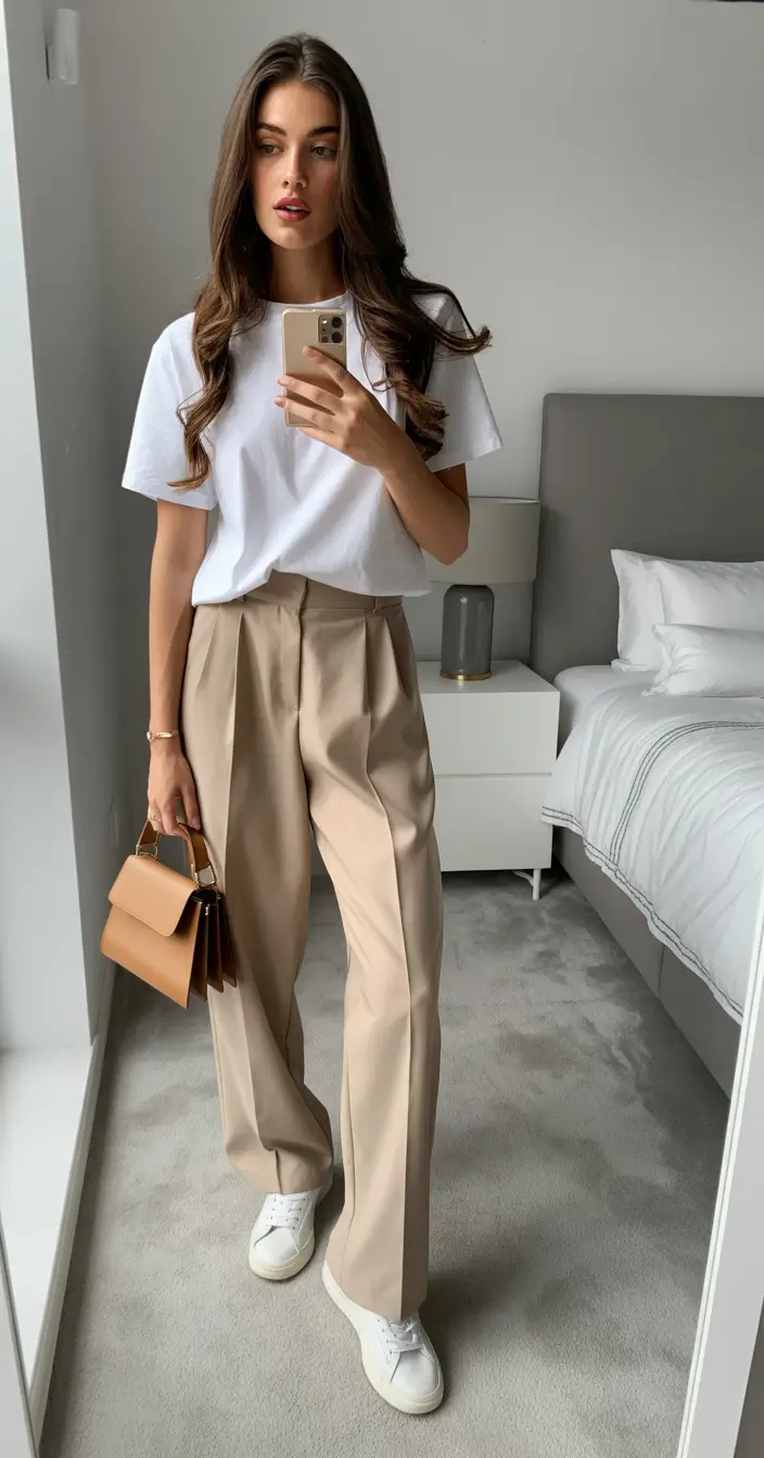 spring work outfits casual women 2026 simple smart casual
