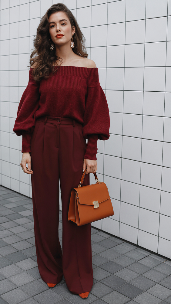 radiant spring wardrobe styles 2026 Rich Monochrome With Confident Warmth