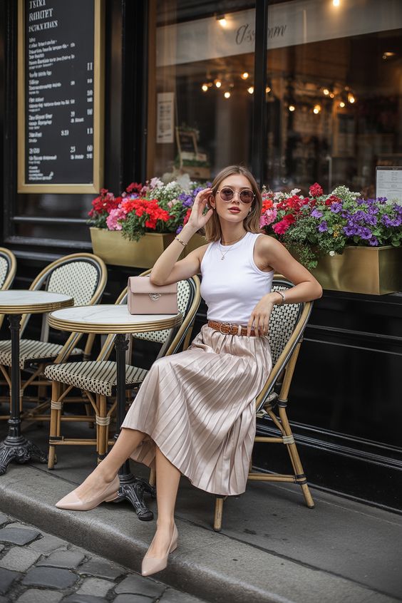 radiant spring wardrobe styles 2026 Light Neutrals With a Parisian Feel