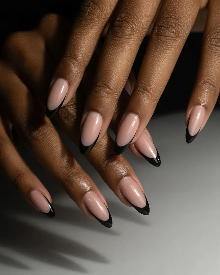 stiletto nail designs 2026 soft nude french