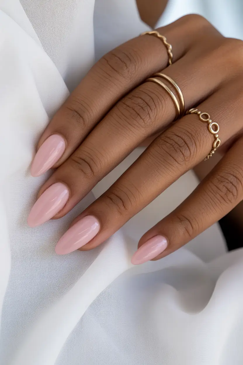 stiletto nail designs 2026 pink simple