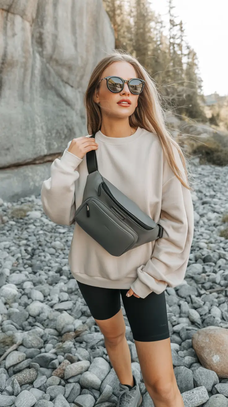 trendy camping spring outfits 2026 Soft Neutrals and Sporty Layers for Early Spring Trails