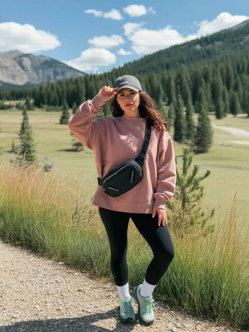 trendy camping spring outfits 2026 Relaxed Pastels Meet Practical Performance