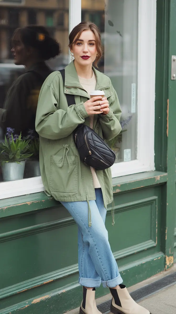 trendy camping spring outfits 2026 Casual Utility Layers That Feel Calm and Collected