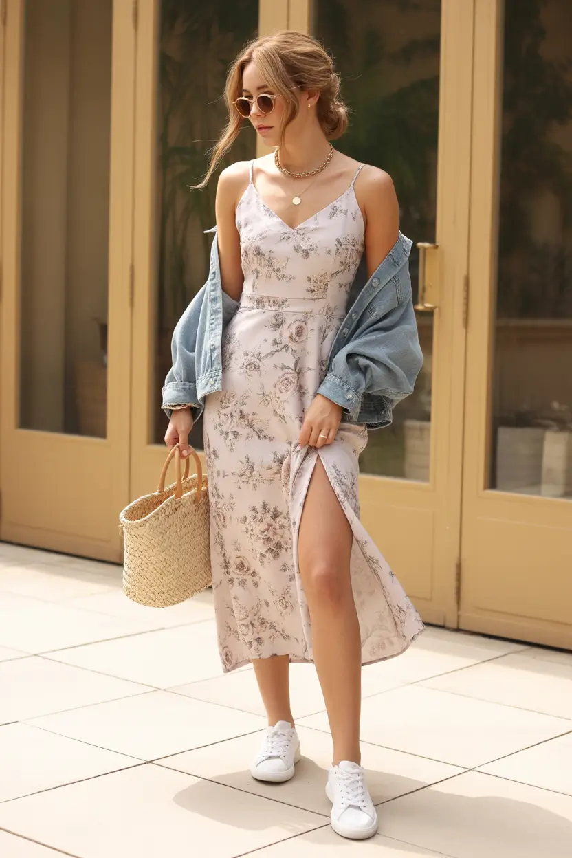 beautiful spring outfits for brunch 2026 romantic florals with everyday grounding